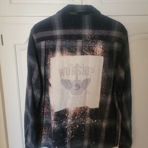 Made To Worship Plaid Shirt